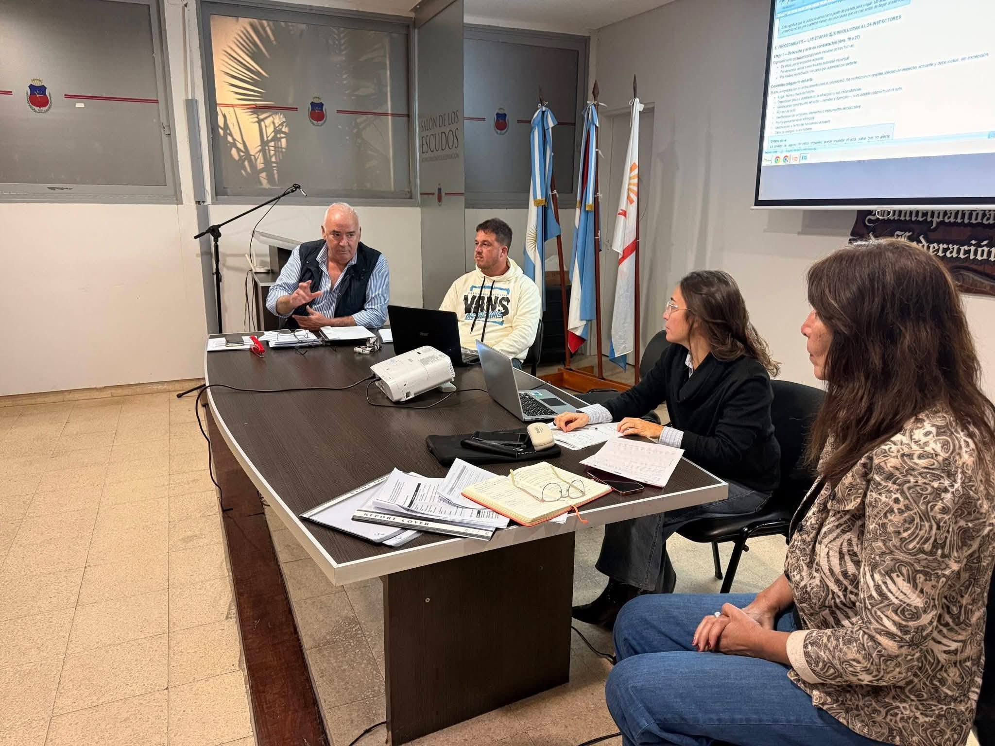 El Municipio capacita a inspectores para la puesta en marcha del juzgado de faltas